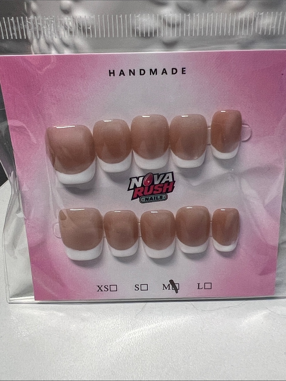 Handmade nails.